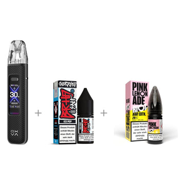 OXVA Xlim Pro 3 Starterkit mit 2 Nikotinsalz-Liquids 10 ml, 20 mg – Gerät 1500 mAh