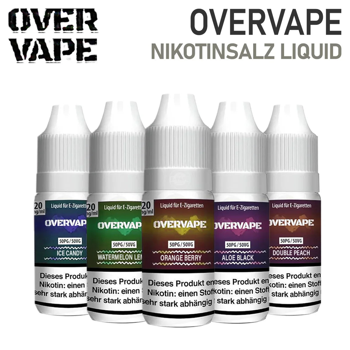 Overvape Nikotinsalz Liquids – Fruchtige Vielfalt für deine Vape!