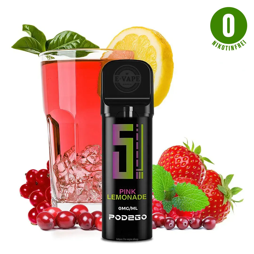 Pod2Go 5EL Pink Lemonade Pod 2 ml NIKOTINFREI ⓿