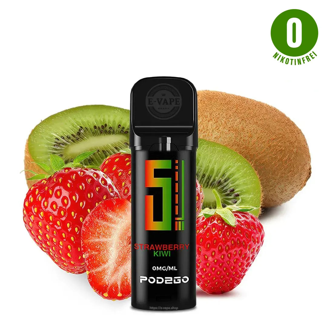 Pod2Go 5EL Strawberry Kiwi Pod 2 ml NIKOTINFREI ⓿