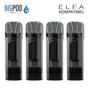 BIGPOD 4 Stk. 3ml Leerpod für ELFA und Turbo - 50% mehr Liquid, 10% mehr Leistung