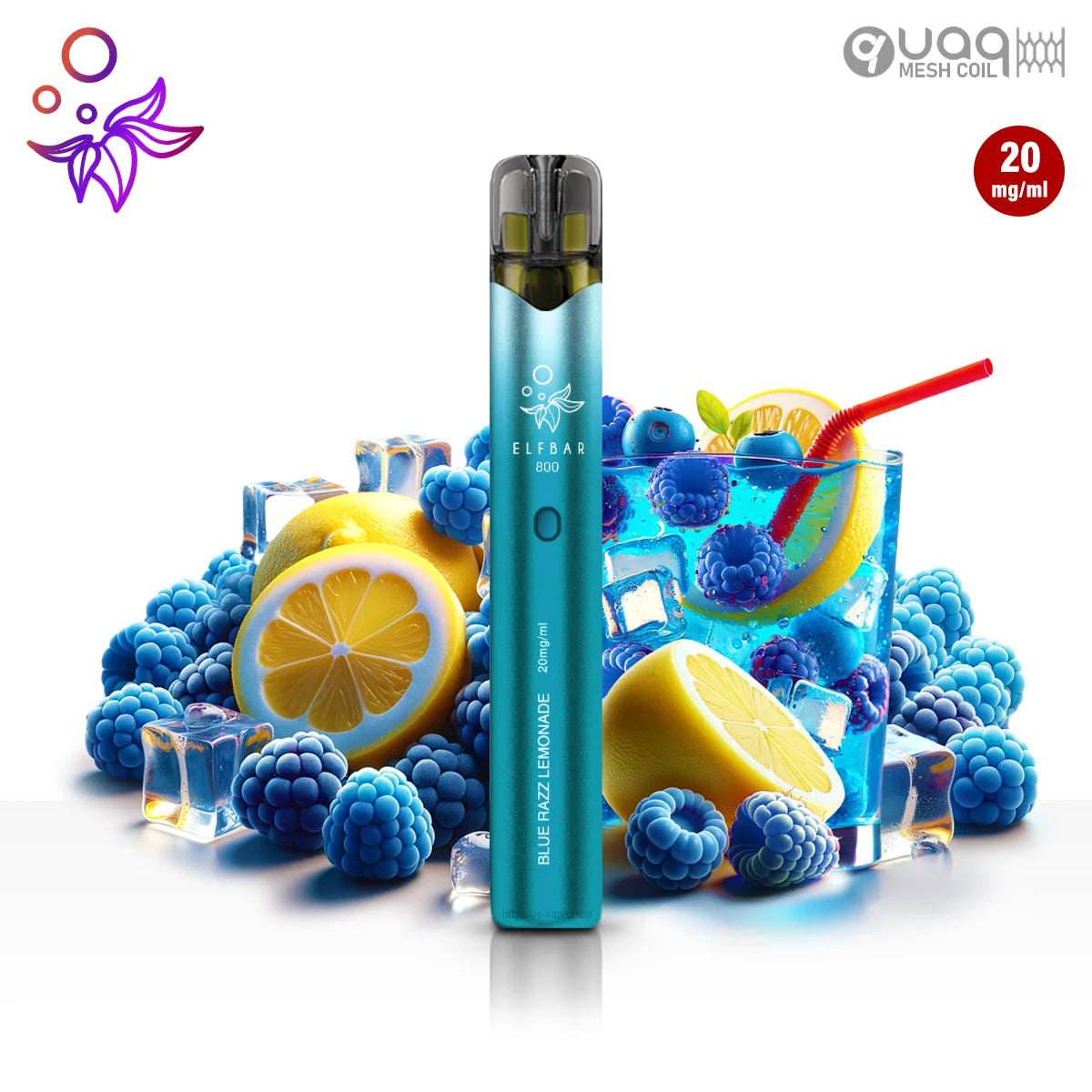 Elfbar 800 
Blue Razz Lemonade