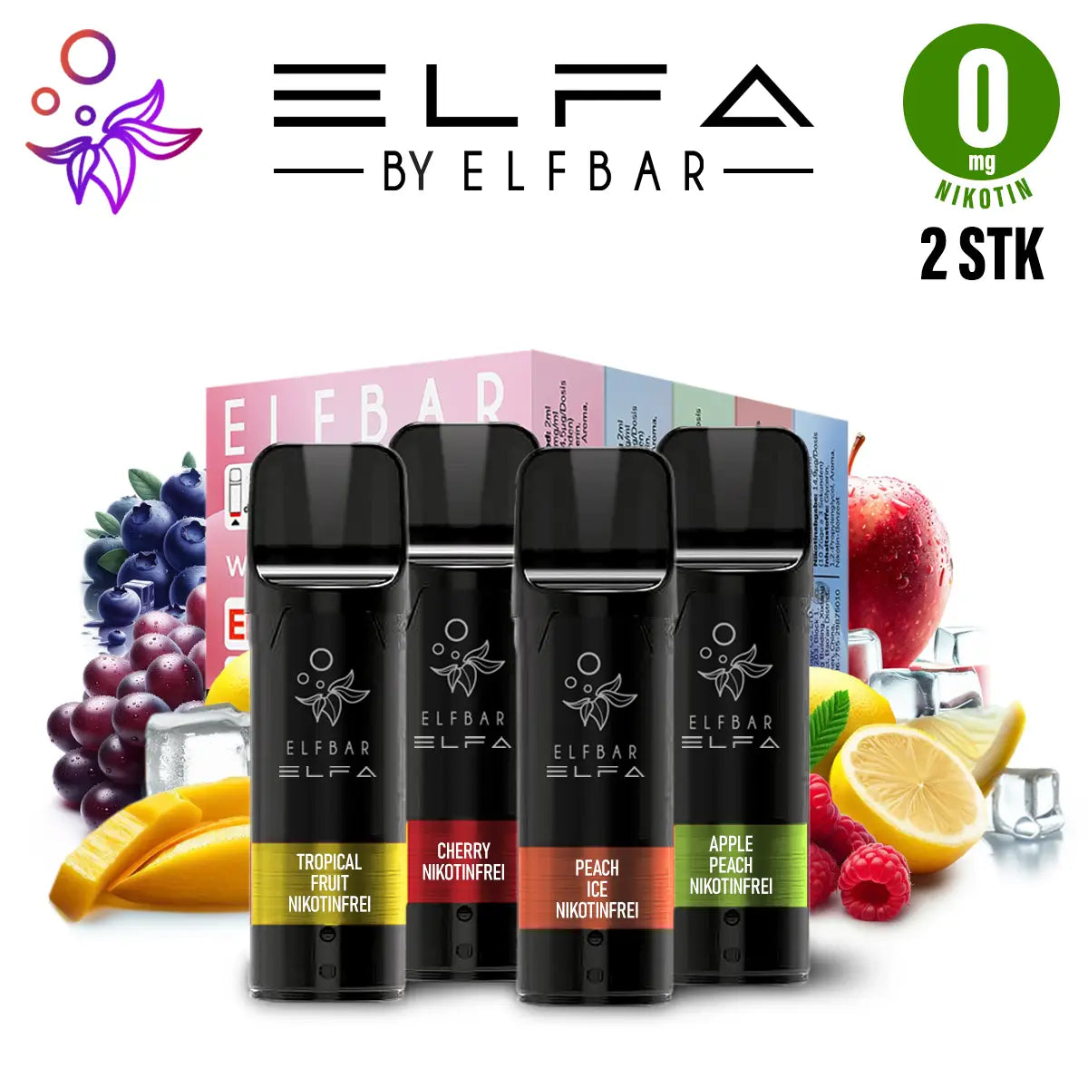 Cherry – Elfbar ELFA Pods 0 mg/ml Nikotinfrei - 2 Stück