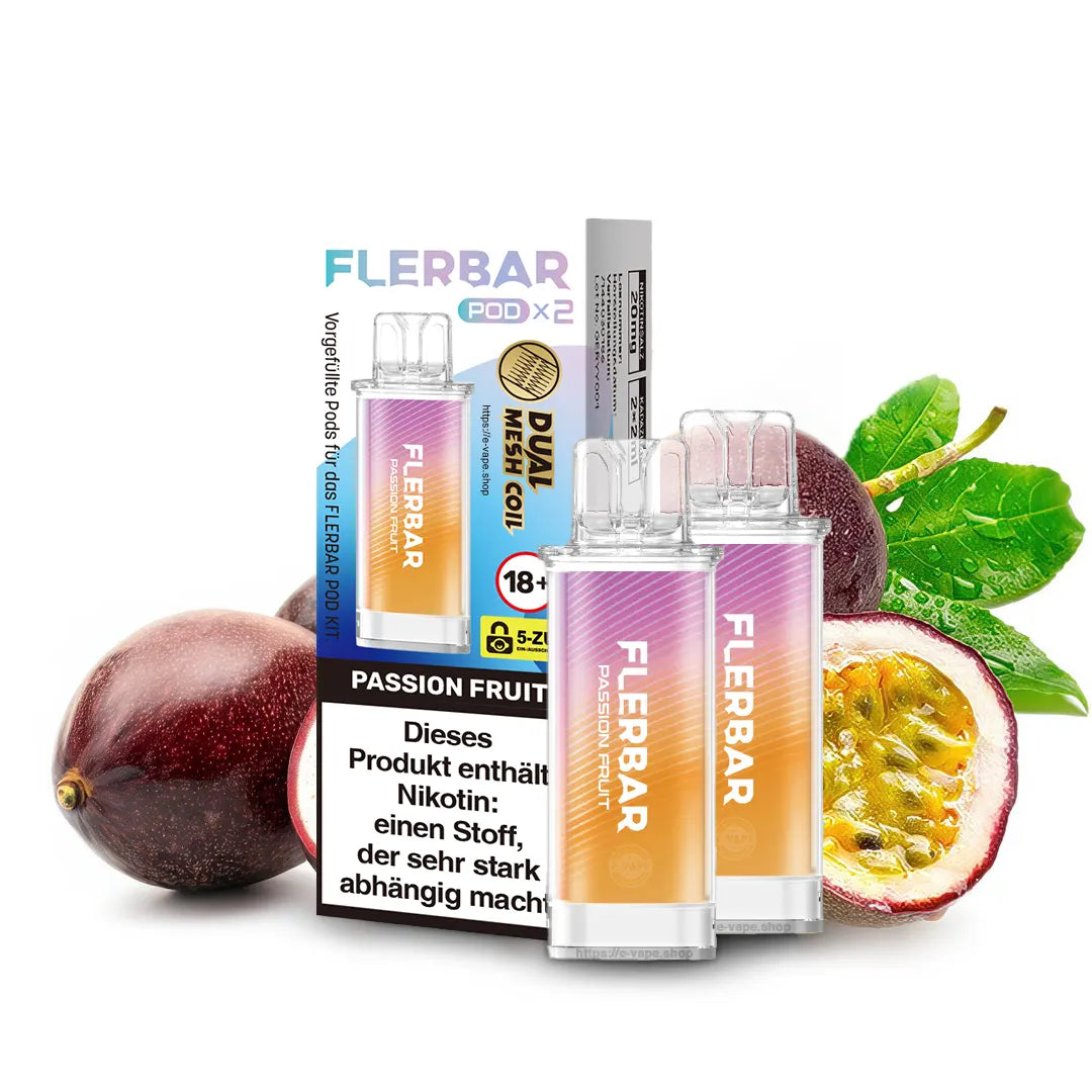 Flerbar 2x Pod Passion Fruit 20mg/ml – Elfbar 600 bayern