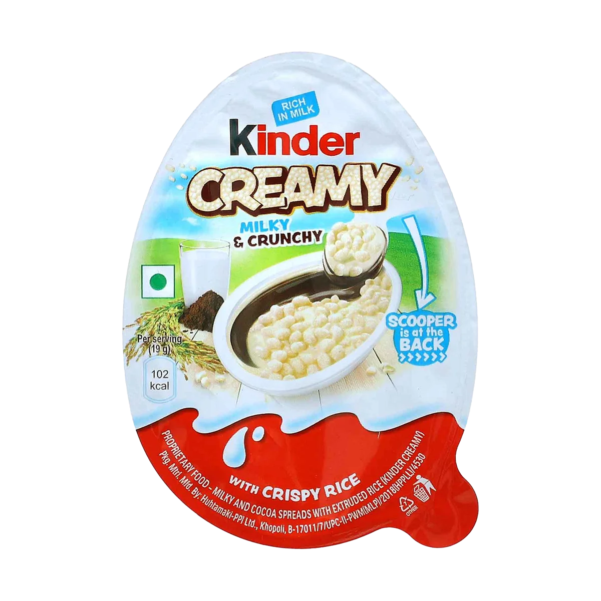 Kinder Creamy Milk and Crunchy