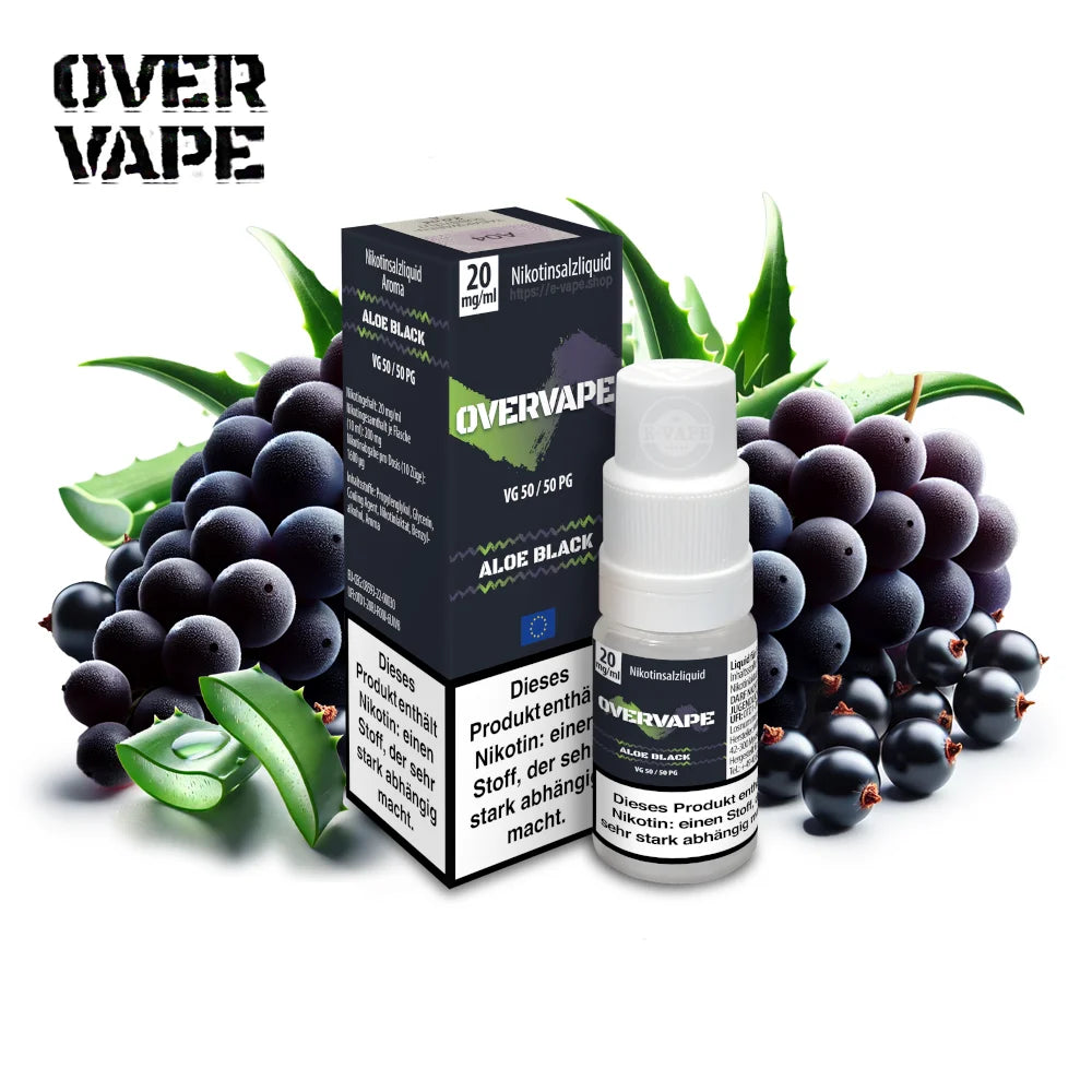 Overvape Aloe Black Nikotinsalz Liquid