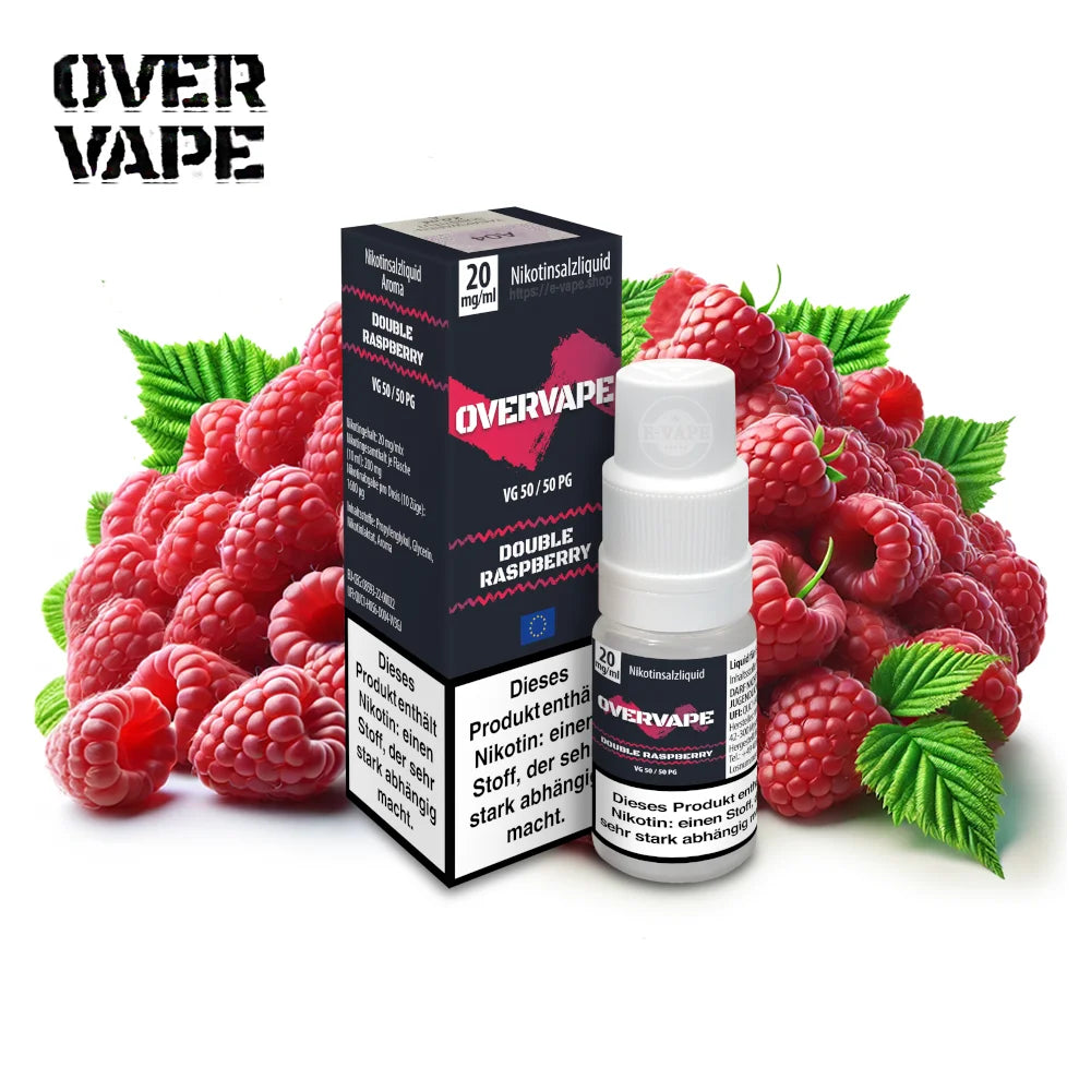 Overvape Double Raspberry Nikotinsalz Liquid