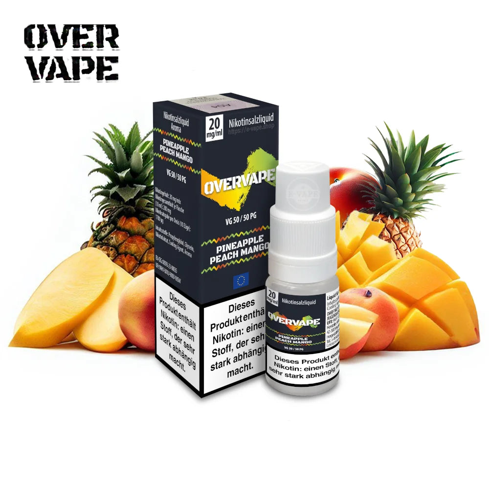 Overvape Pineapple Peach Mango Nikotinsalz Liquid