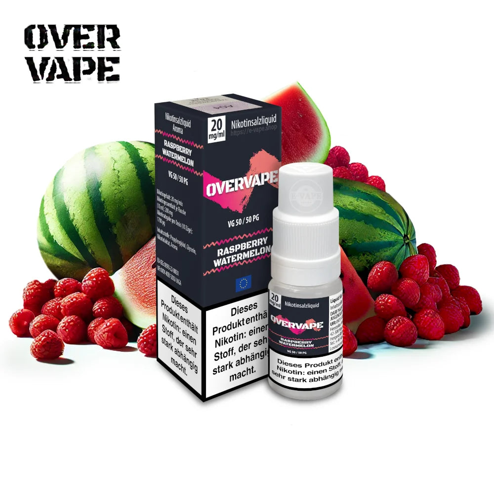 Overvape Raspberry Watermelon Nikotinsalz Liquid