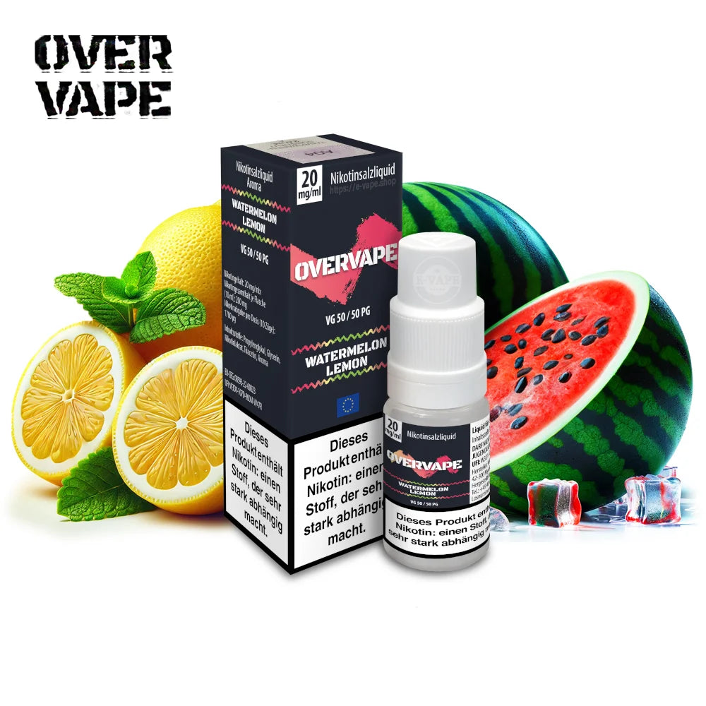 Overvape Watermelon Lemon Nikotinsalz Liquid