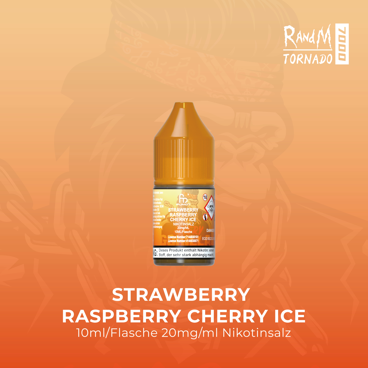 Tornado Strawberry Raspberry Cherry Ice Liquid 10mg/20mg