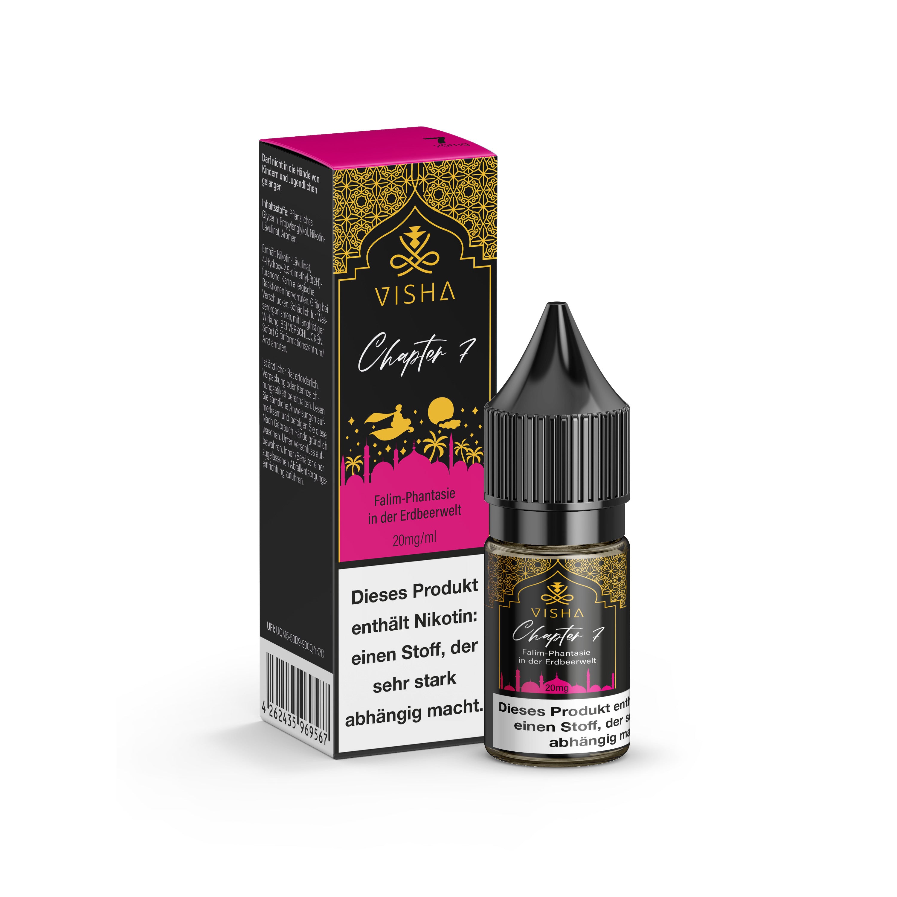 Visha Chapter 7 – Falim Erdbeer Kaugummi Nikotinsalzliquid 20mg/ml | 10ml
