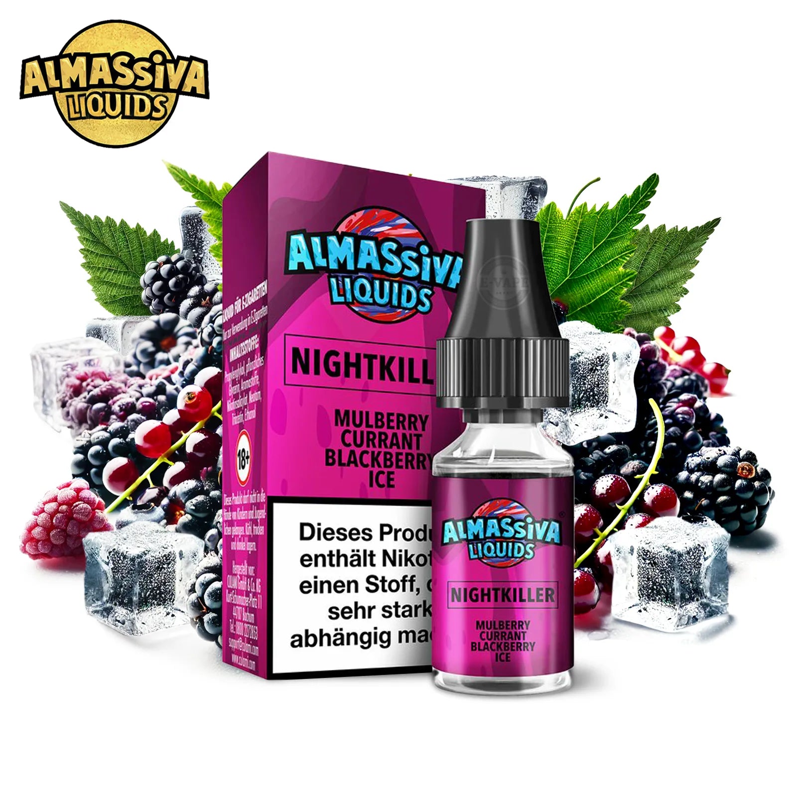 Almassiva Nikotinsalz Liquid Nightkiller 