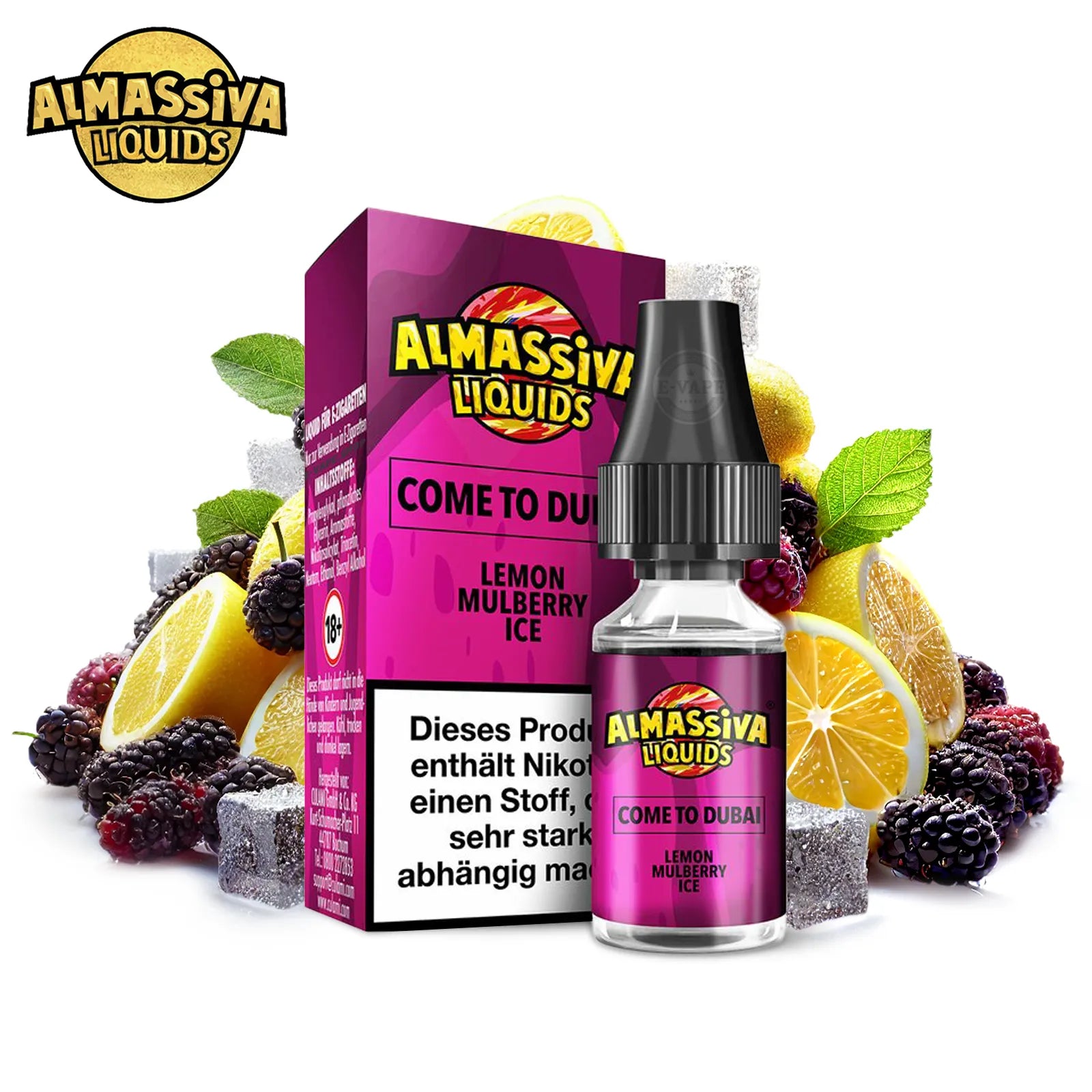 Almassiva Nikotinsalz Liquid Come to Dubai