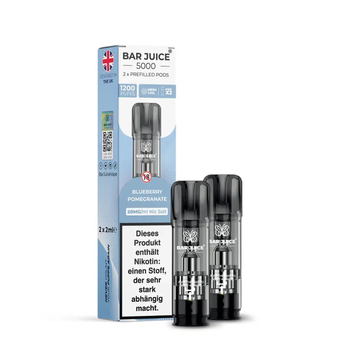 Bar Juice Pods 2er Pack – 20 mg (ELFA-kompatibel)