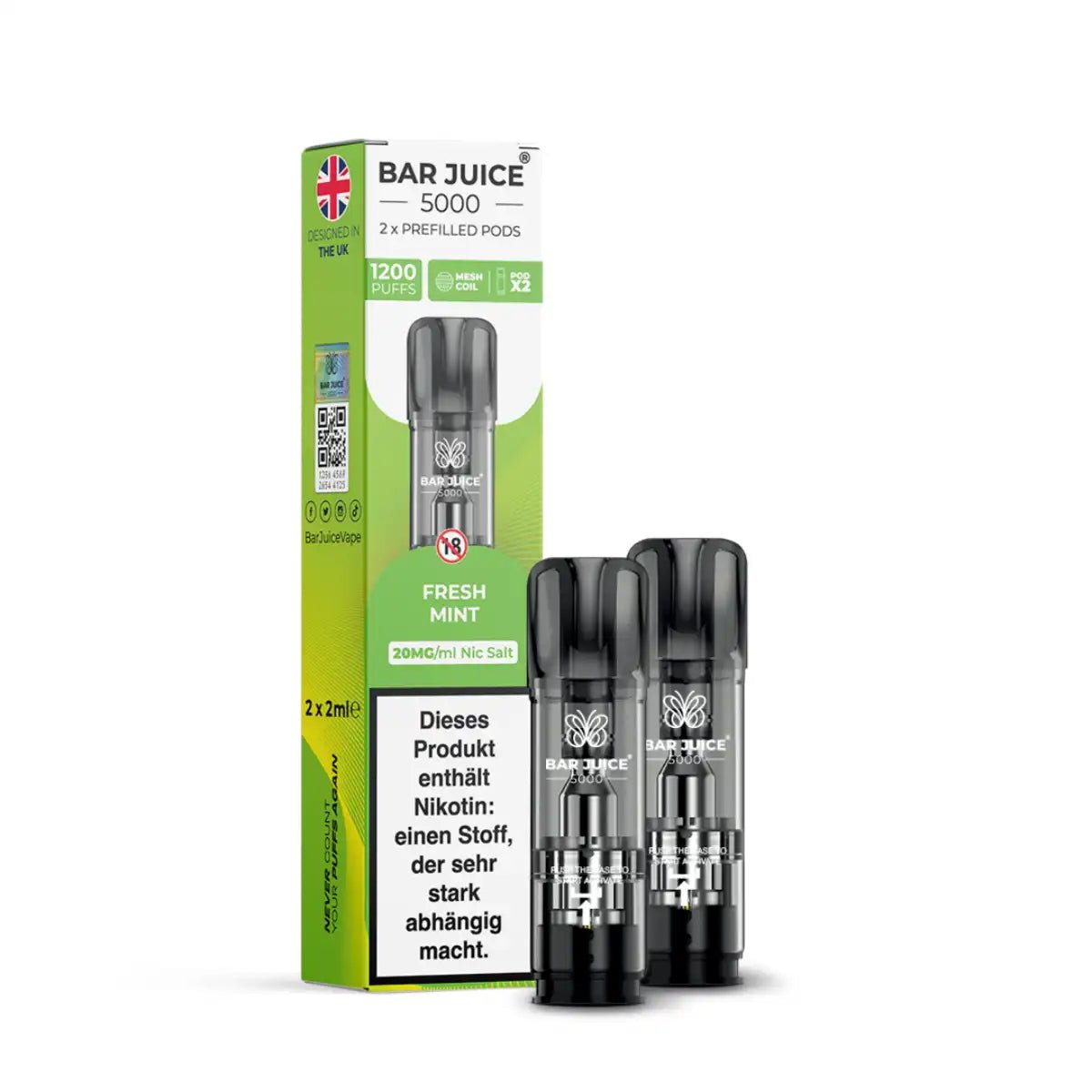 Bar Juice Pods 2er Pack – 20 mg (ELFA-kompatibel)
