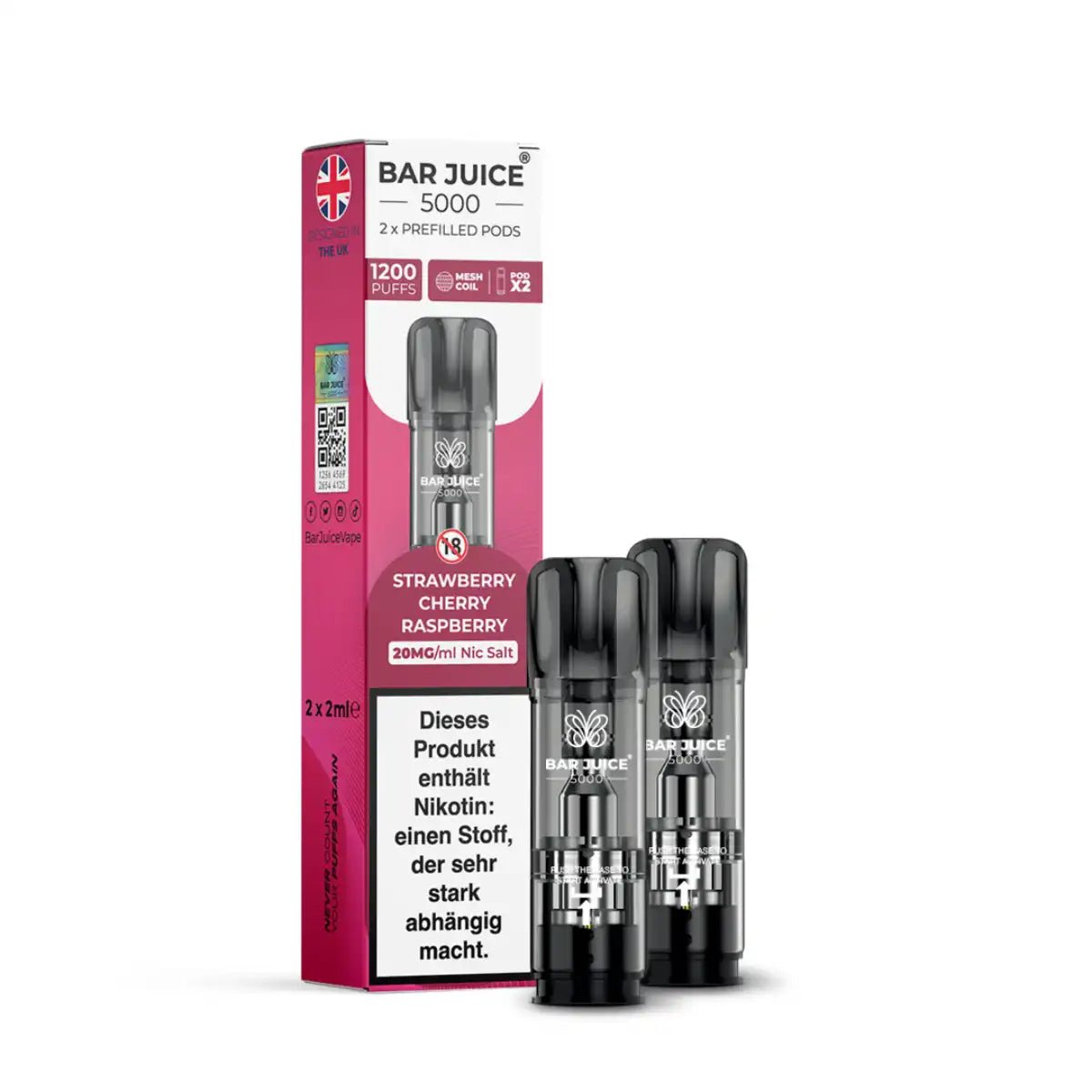 Bar Juice Pods 2er Pack – 20 mg (ELFA-kompatibel)