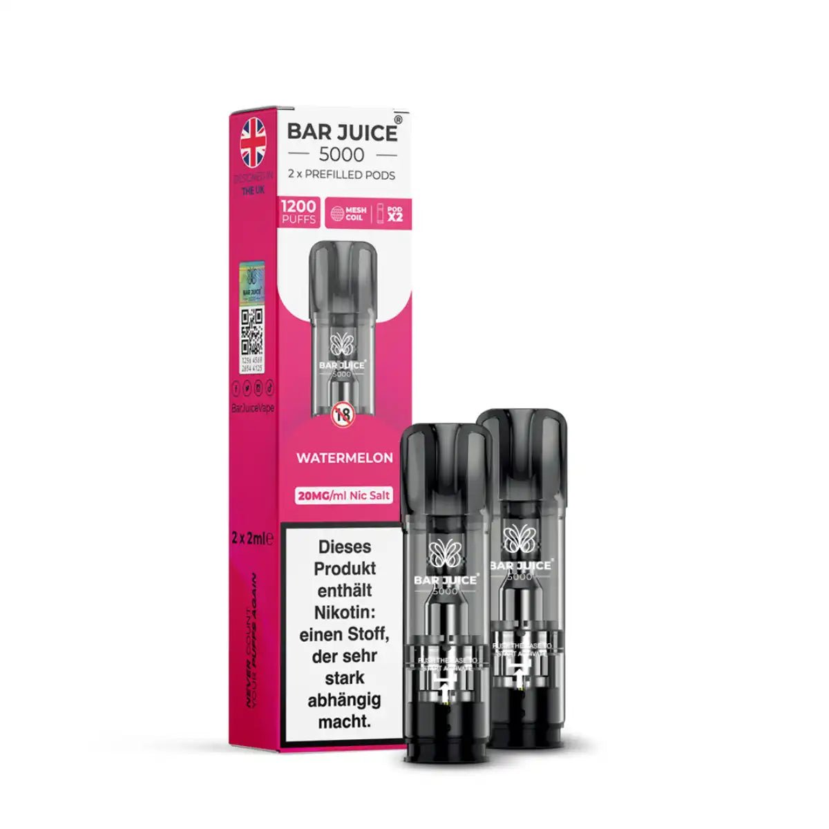 Bar Juice Pods 2er Pack – 20 mg (ELFA-kompatibel)
