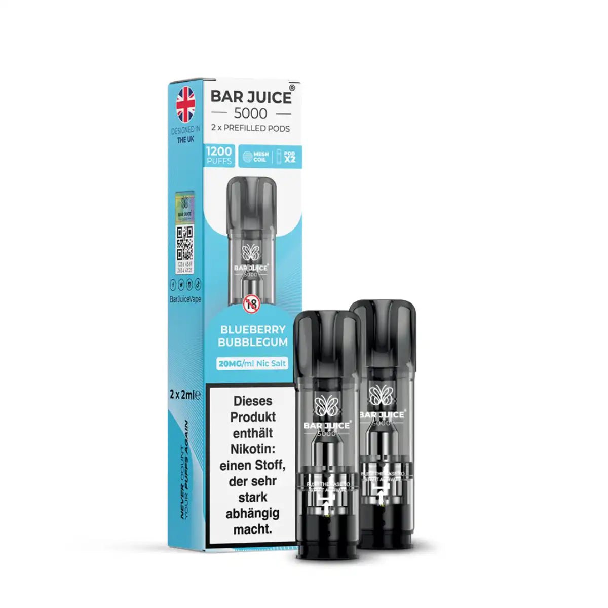 Bar Juice Pods 2er Pack – 20 mg (ELFA-kompatibel)