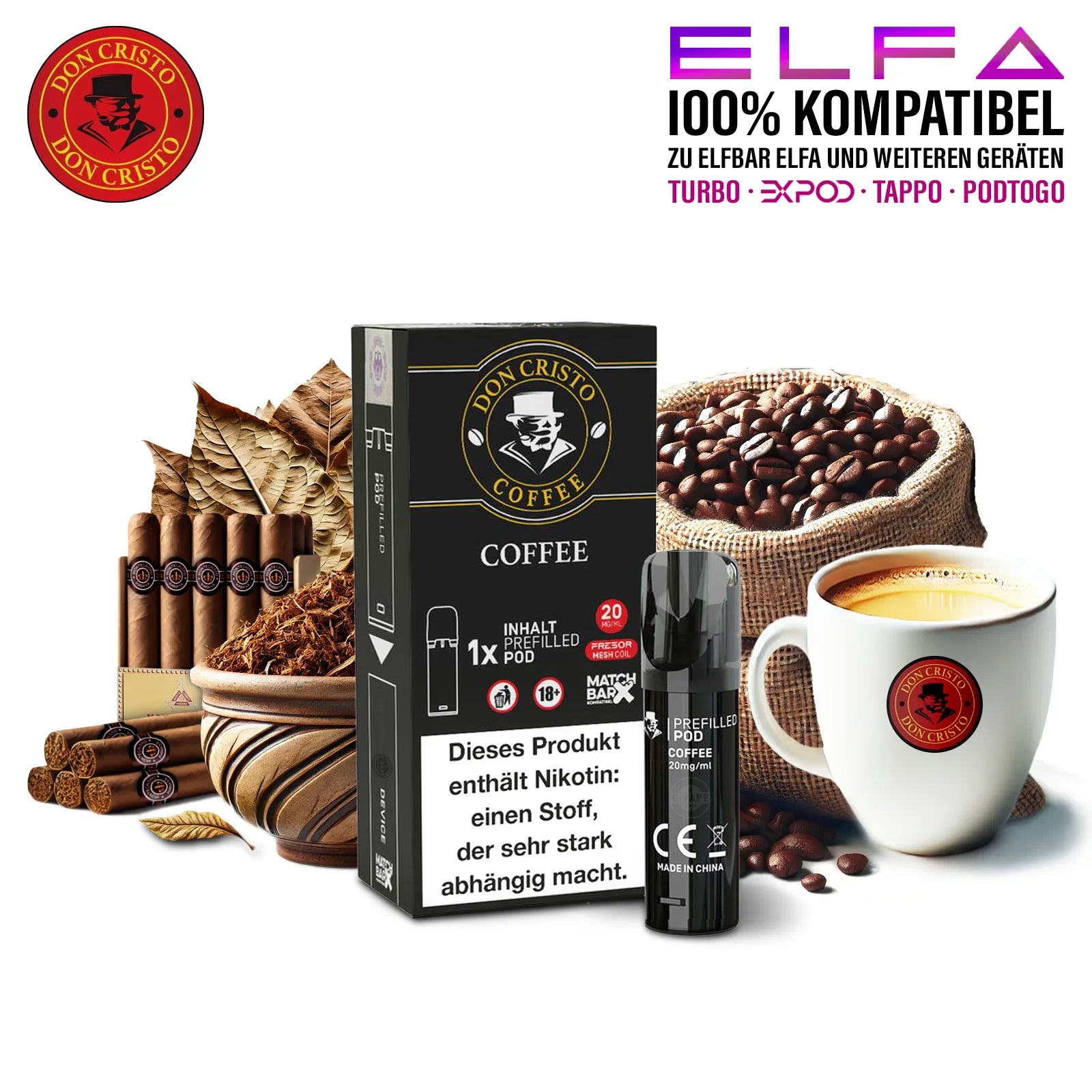 Don Cristo Pods Coffee