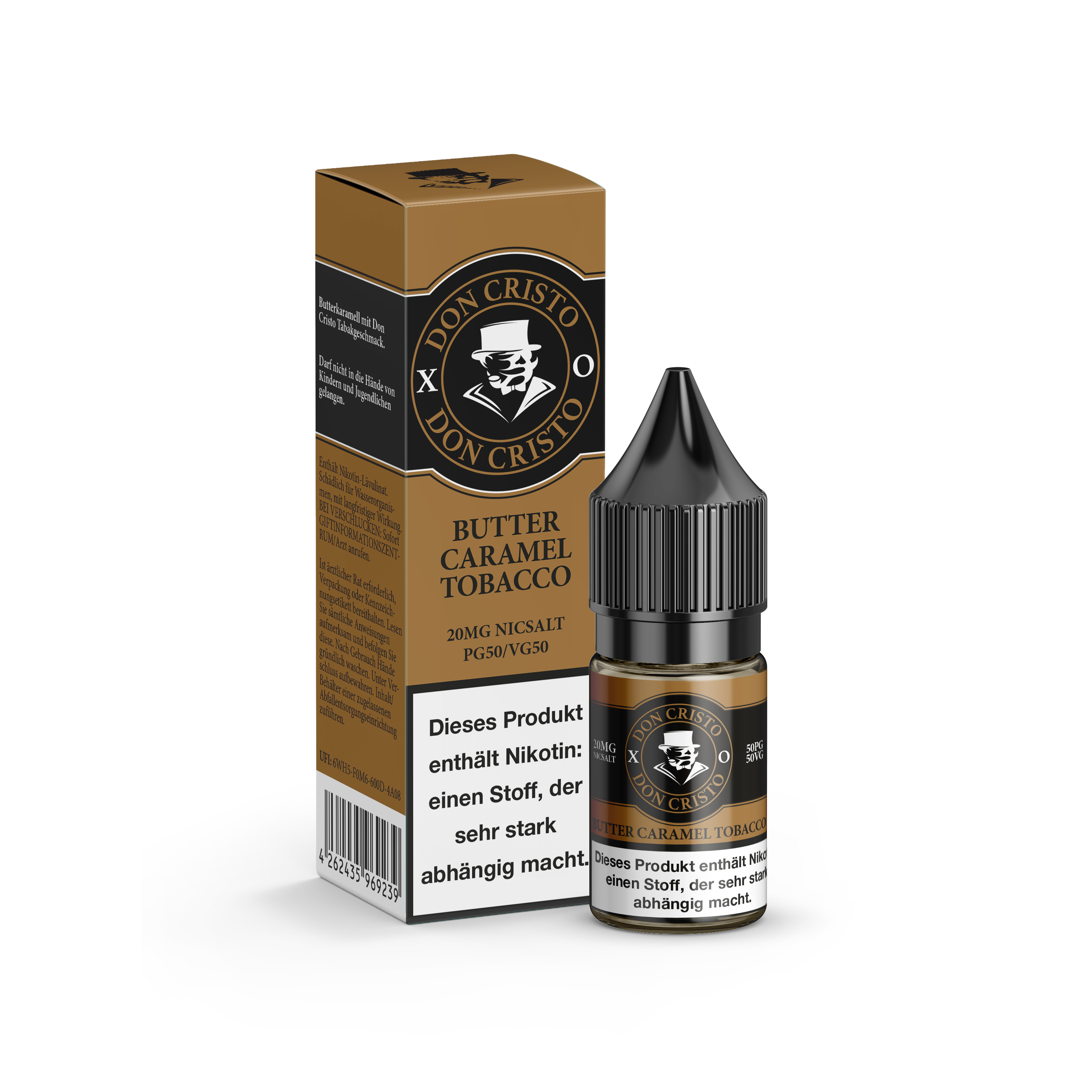 Don Cristo XO Butter Caramel Tobacco Nikotinsalz-Liquid 20mg/ml