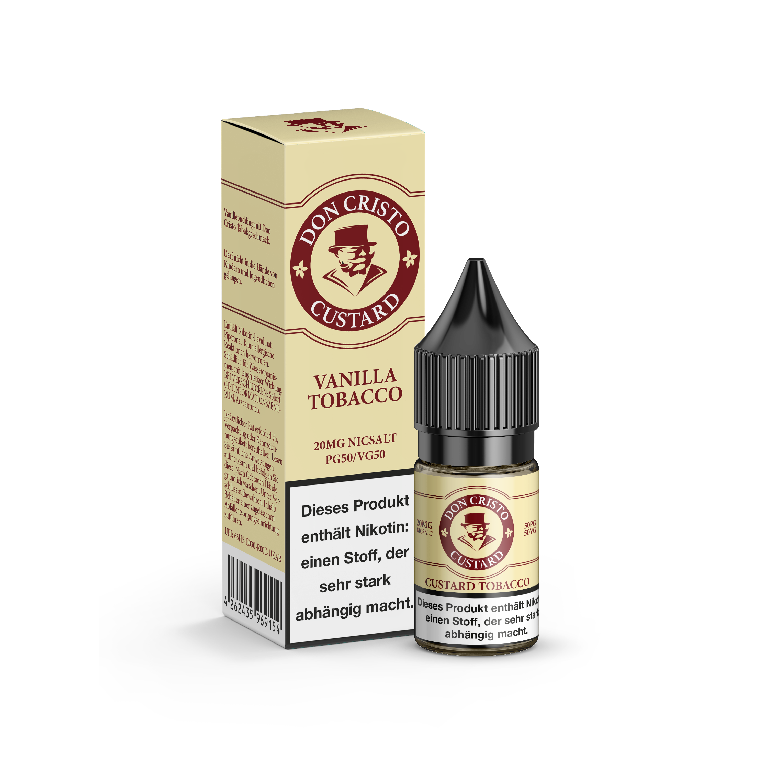 Don Cristo Vanilla Tobacco Nikotinsalz-Liquid 20mg/ml