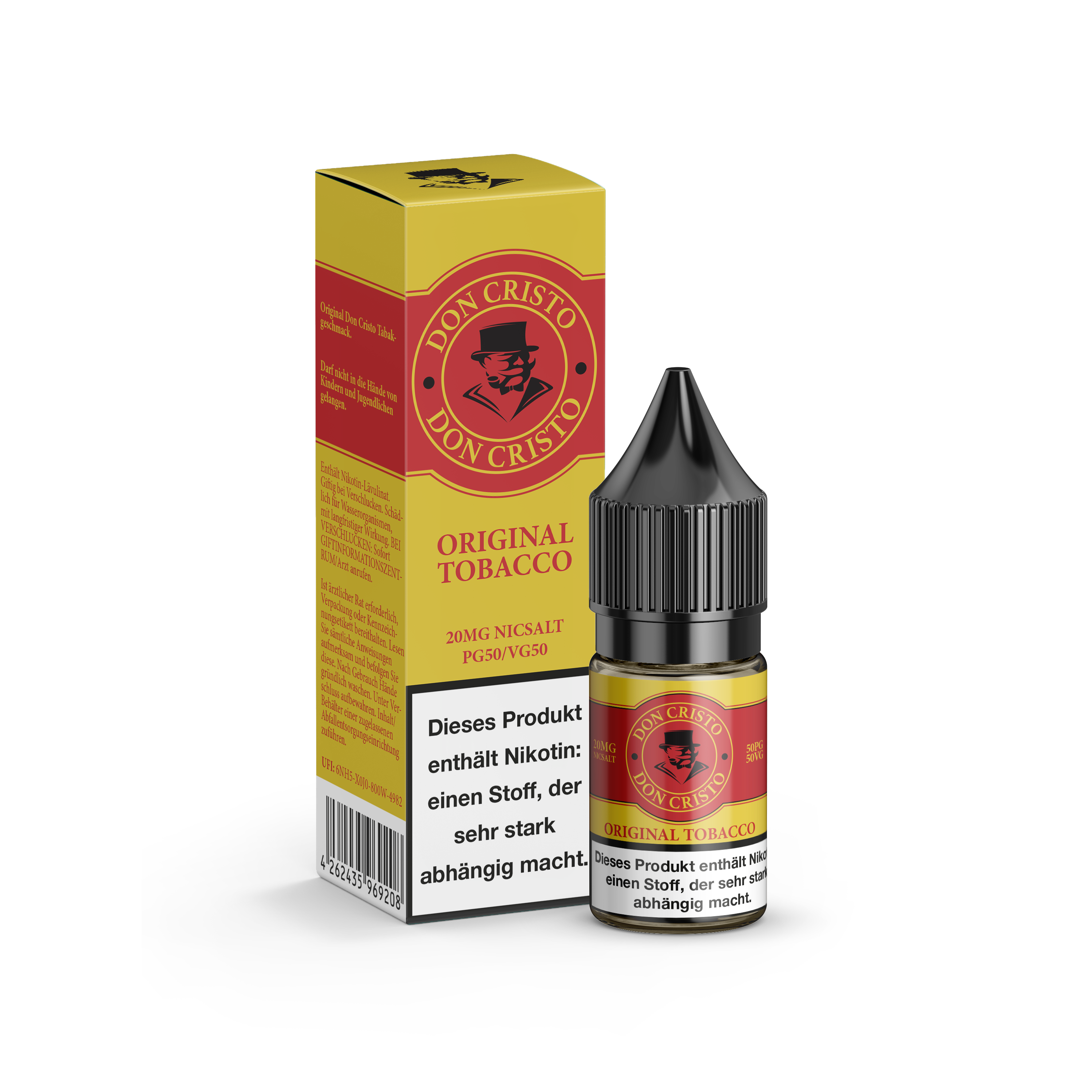 Don Cristo Original Tobacco Nikotinsalz-Liquid 20mg/ml