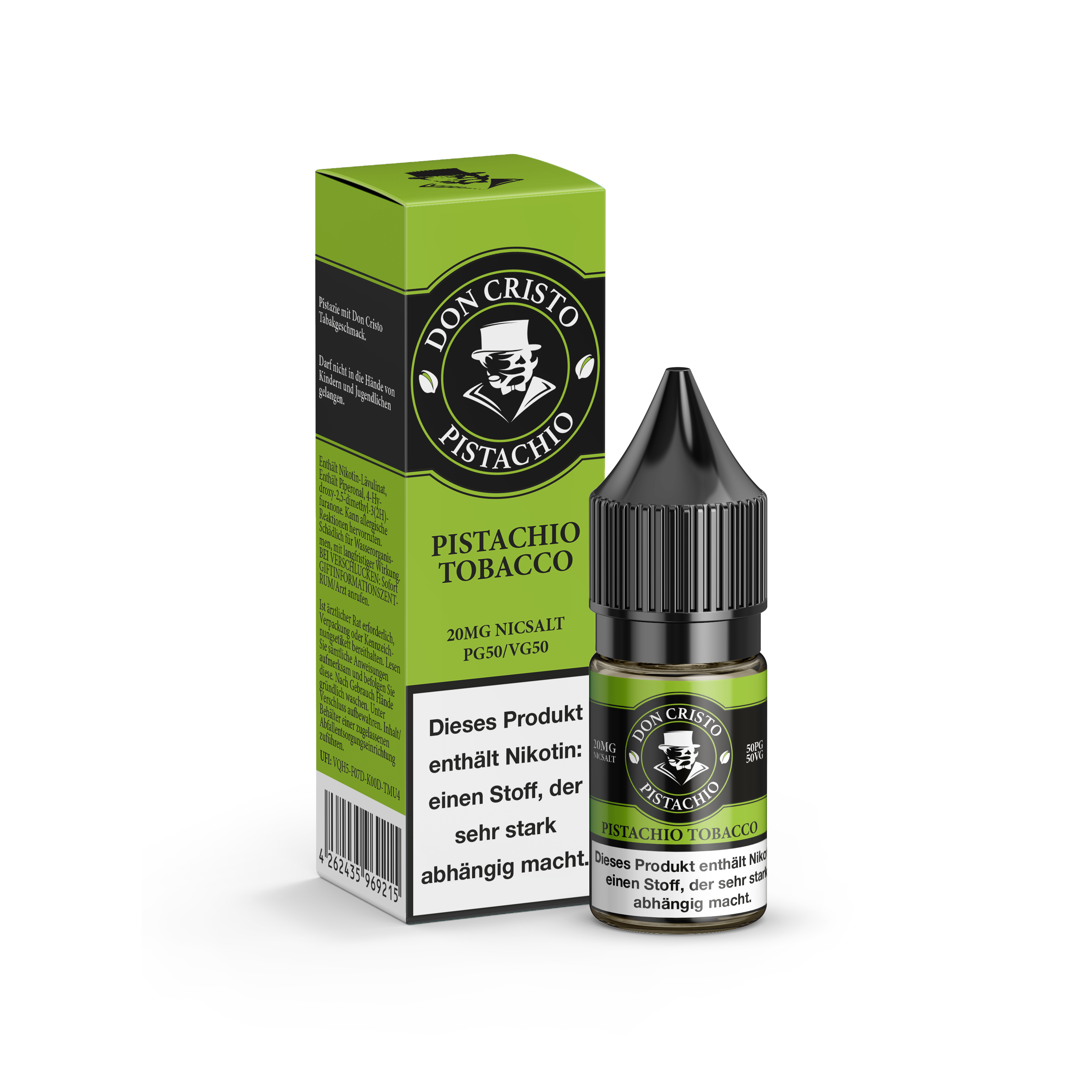 Don Cristo Pistachio Tobacco Nikotinsalz-Liquid 20mg/ml