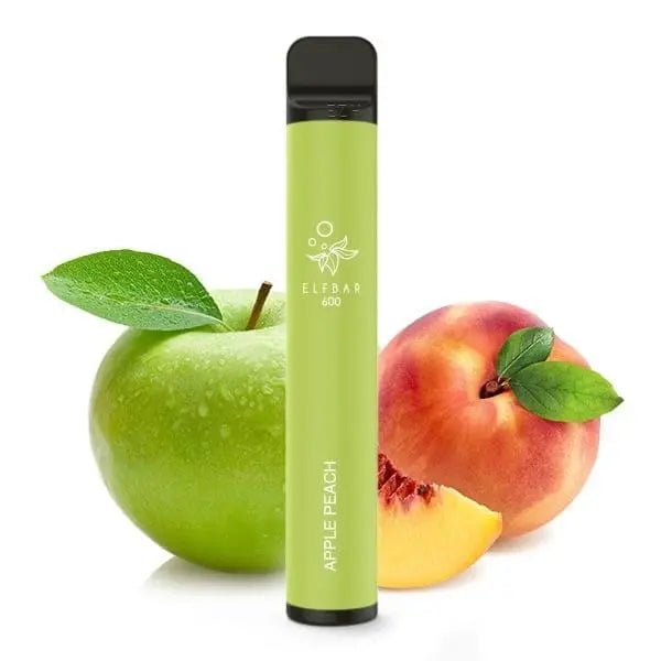 Apple Peach – Elfbar 600 Nikotinfrei - Einweg-E-Zigarette 0 mg