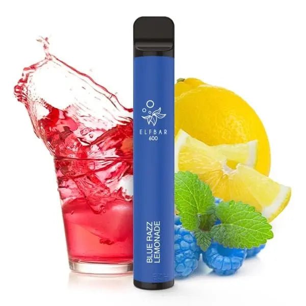 Blue Razz Lemonade – Elfbar 600 Nikotinfrei - Einweg-E-Zigarette 0 mg