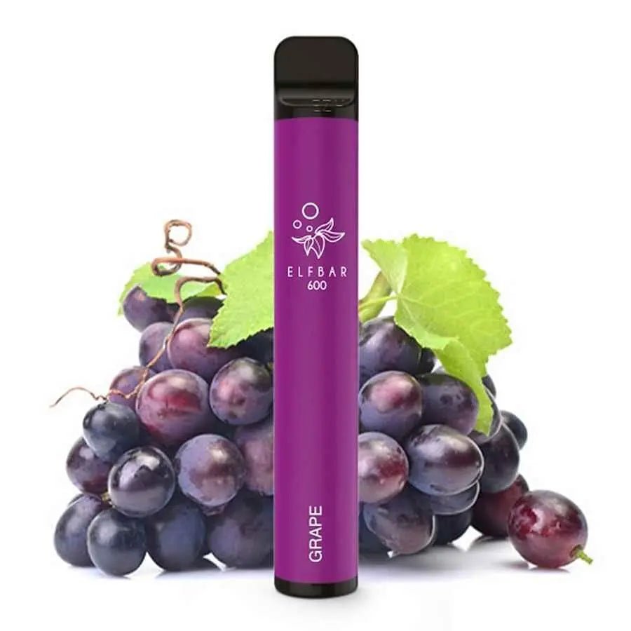 Grape – Elfbar 600 Nikotinfrei - Einweg-E-Zigarette 0 mg