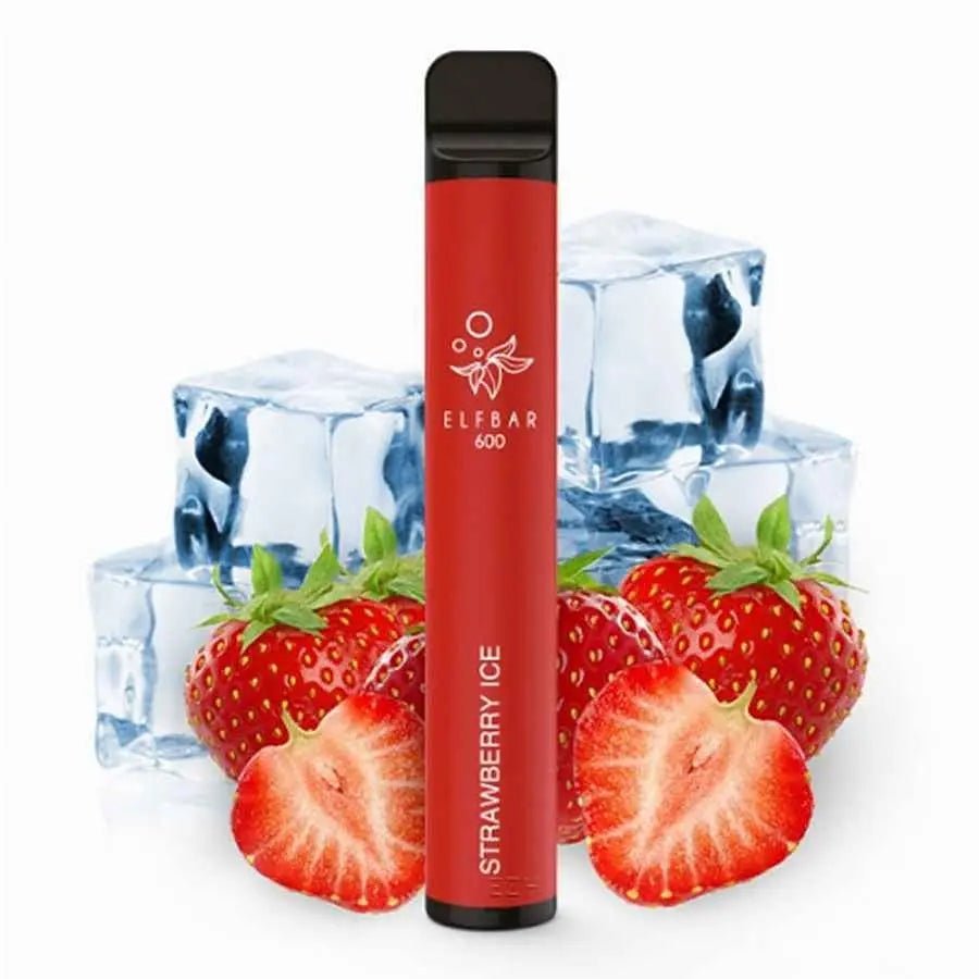 Strawberry Ice – Elfbar 600 Nikotinfrei - Einweg-E-Zigarette 0 mg