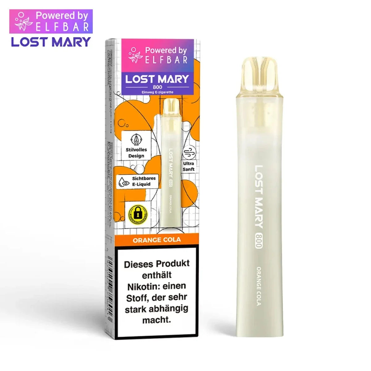 Orange Cola – Lost Mary LM800