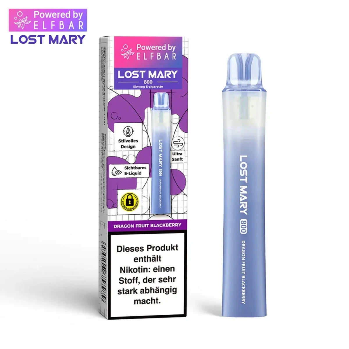 Dragonfruit Blackberry – Lost Mary LM800