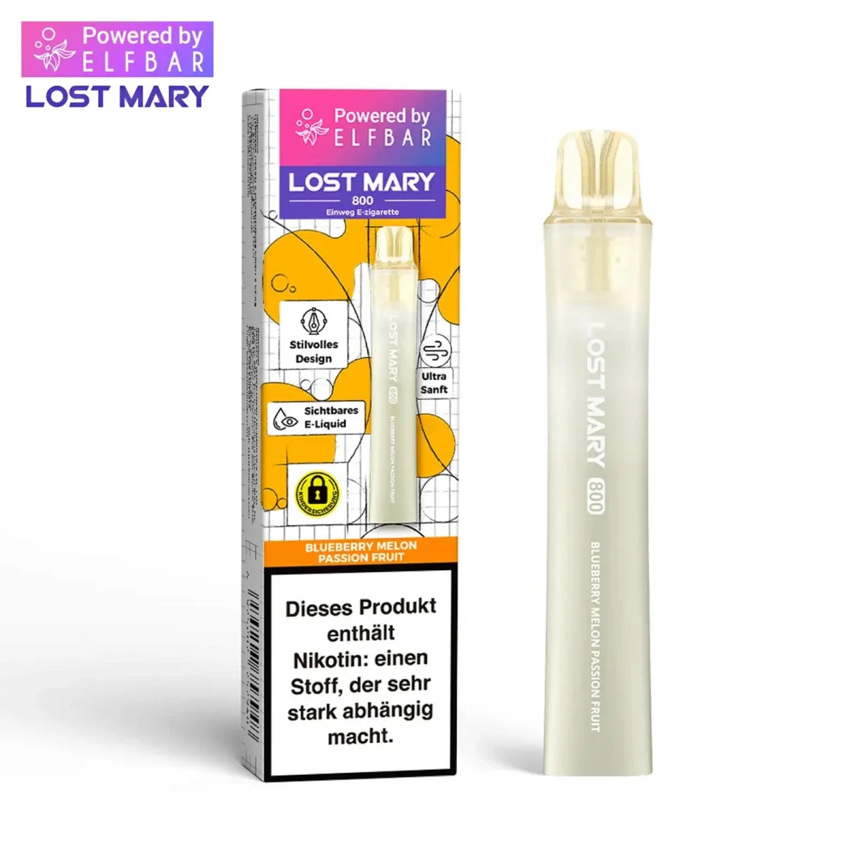Blueberry Melon Passion Fruit – Lost Mary LM800