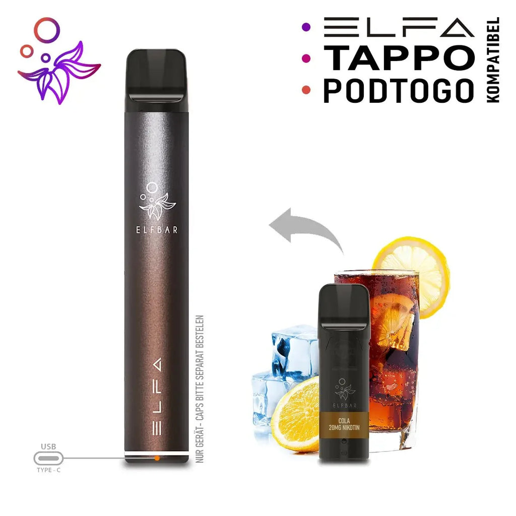Elfbar ELFA Akku Basis 500 mAh (USB-C)