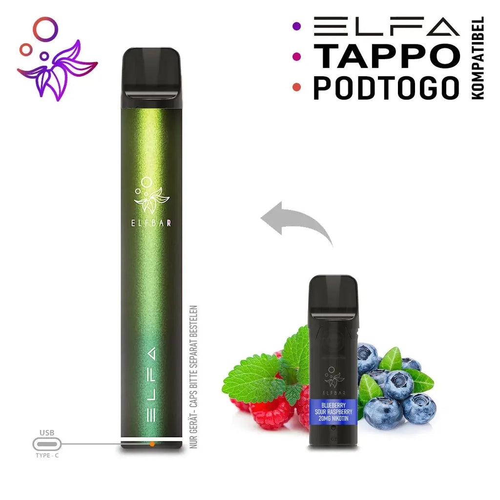Elfbar ELFA Akku Basis 500 mAh (USB-C)
