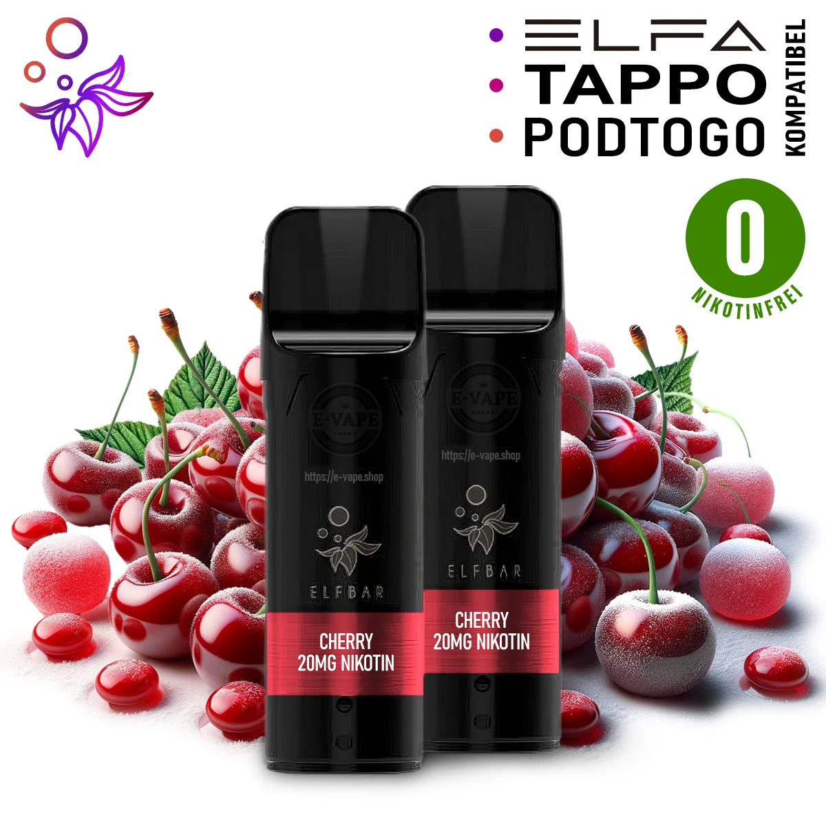 Elfbar ELFA Pods Cherry nikotinfrei