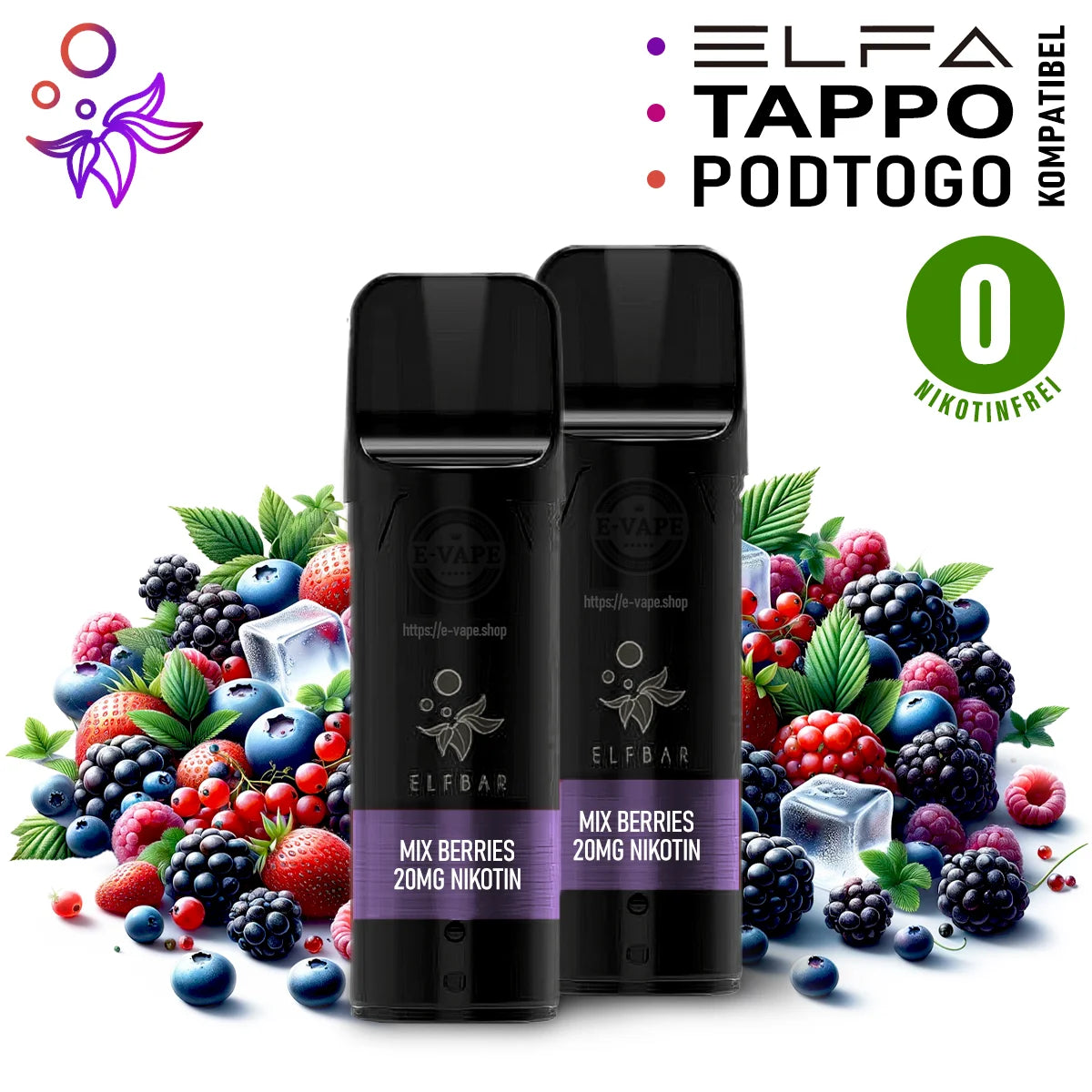 Elfbar ELFA Pods Mix Berries nikotinfrei