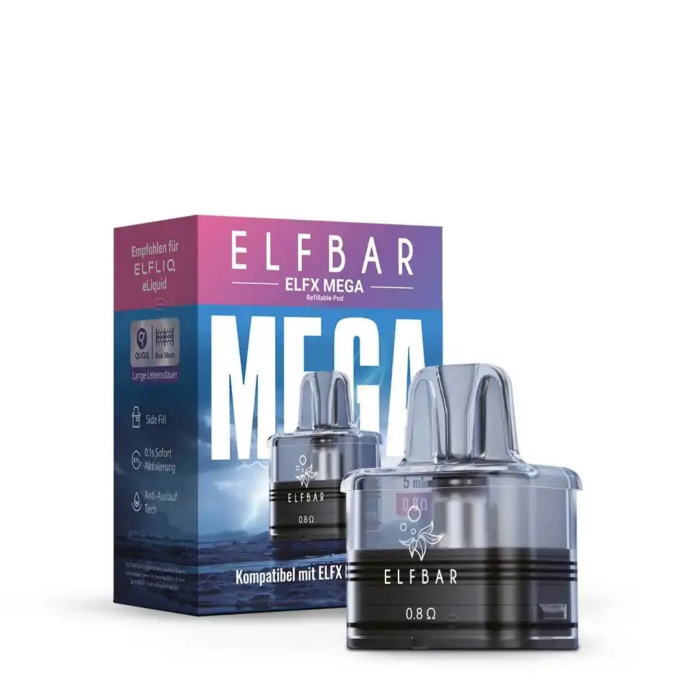 Elfbar ELFX Mega Ersatzpods &ndash; Leerpods