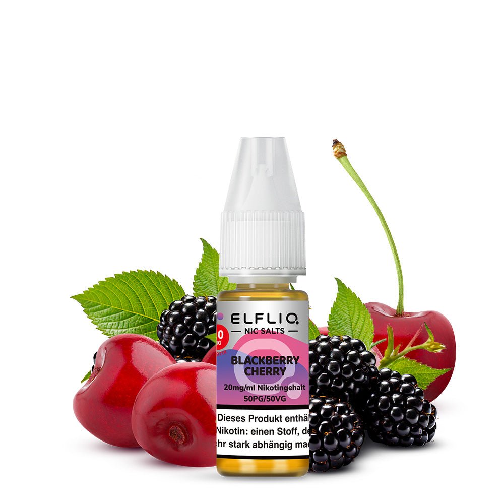 Blackberry Cherry – Elfbar ELFLIQ Nikotinsalz Liquid 10/20 mg 10 ml