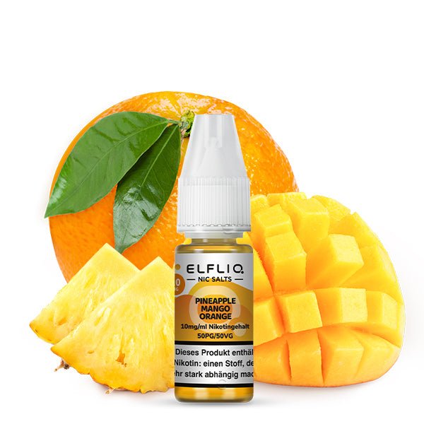 Pineapple Mango Orange – Elfbar ELFLIQ Nikotinsalz Liquid 10/20 mg 10 ml