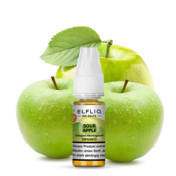 Sour Apple – Elfbar ELFLIQ Nikotinsalz Liquid 10/20 mg 10 ml