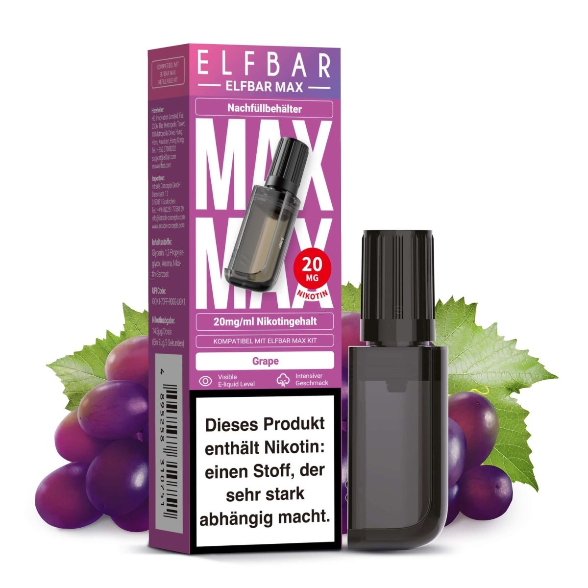 Grape – Elfbar MAX Liquid Pods (vorbefüllt)