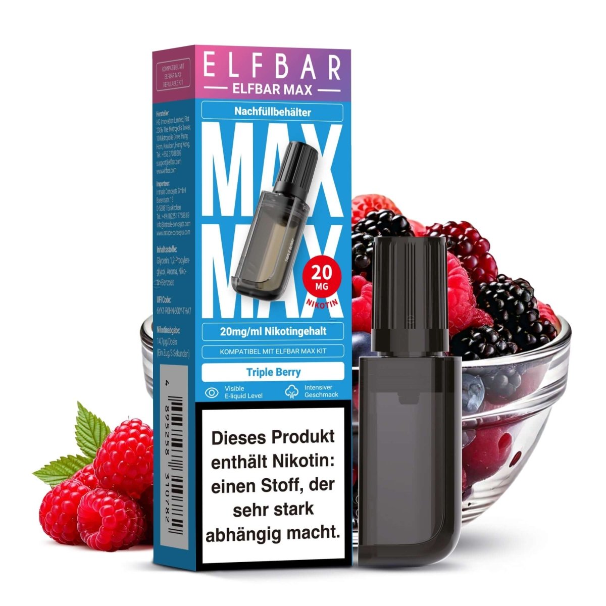 Tripple Berry – Elfbar MAX Liquid Pods (vorbefüllt)