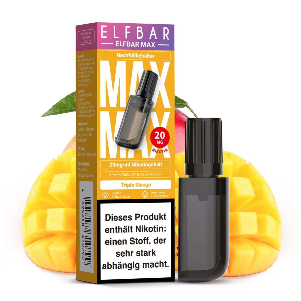 Tripple Mango – Elfbar MAX Liquid Pods (vorbefüllt)