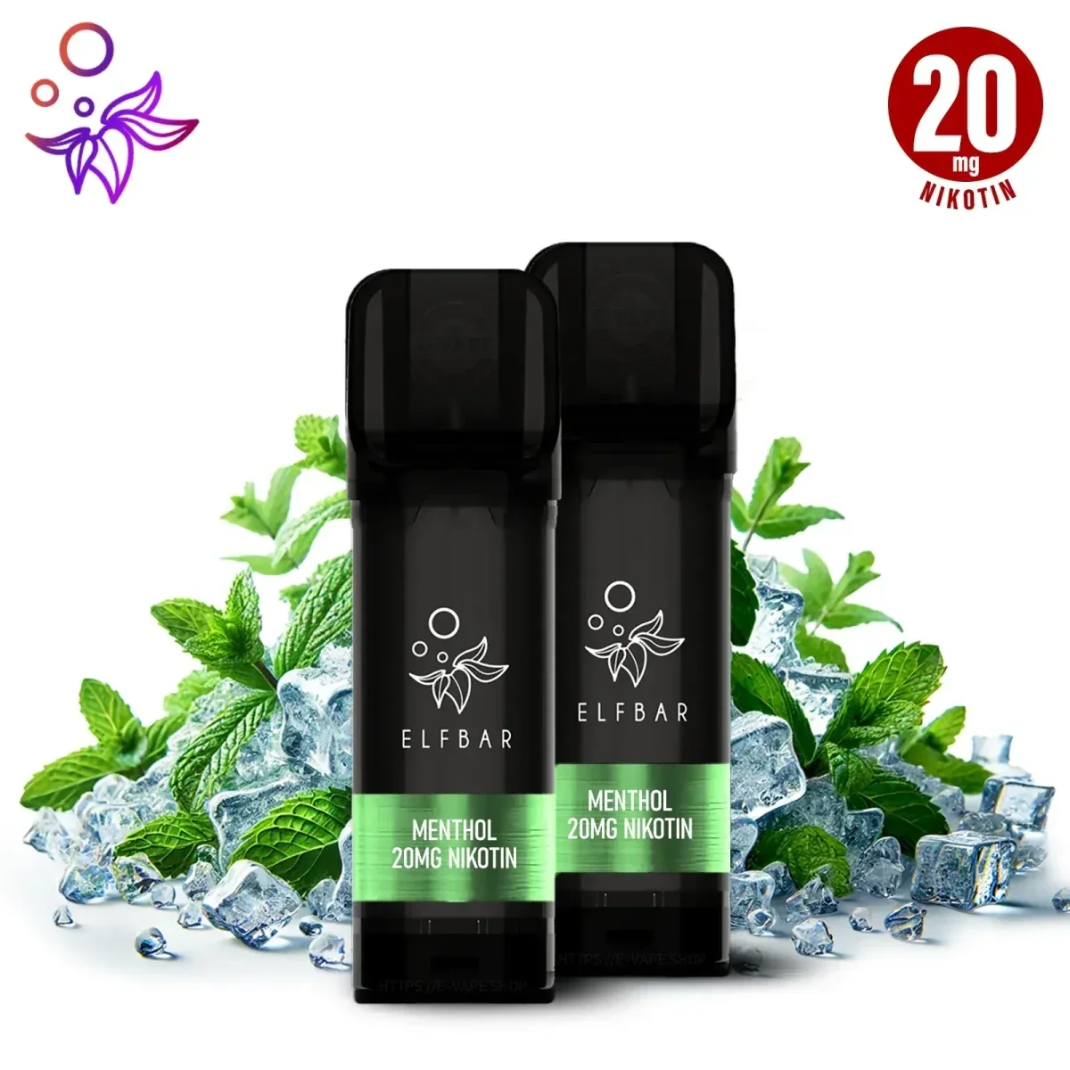 Menthol – Elfbar ELFA Pods 20 mg/ml Nikotin - 2 Stück