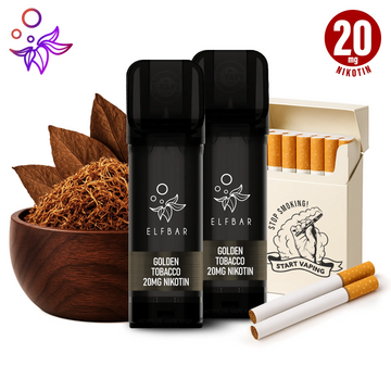 Elfbar Pods ELFA Golden Tobacco 20mg