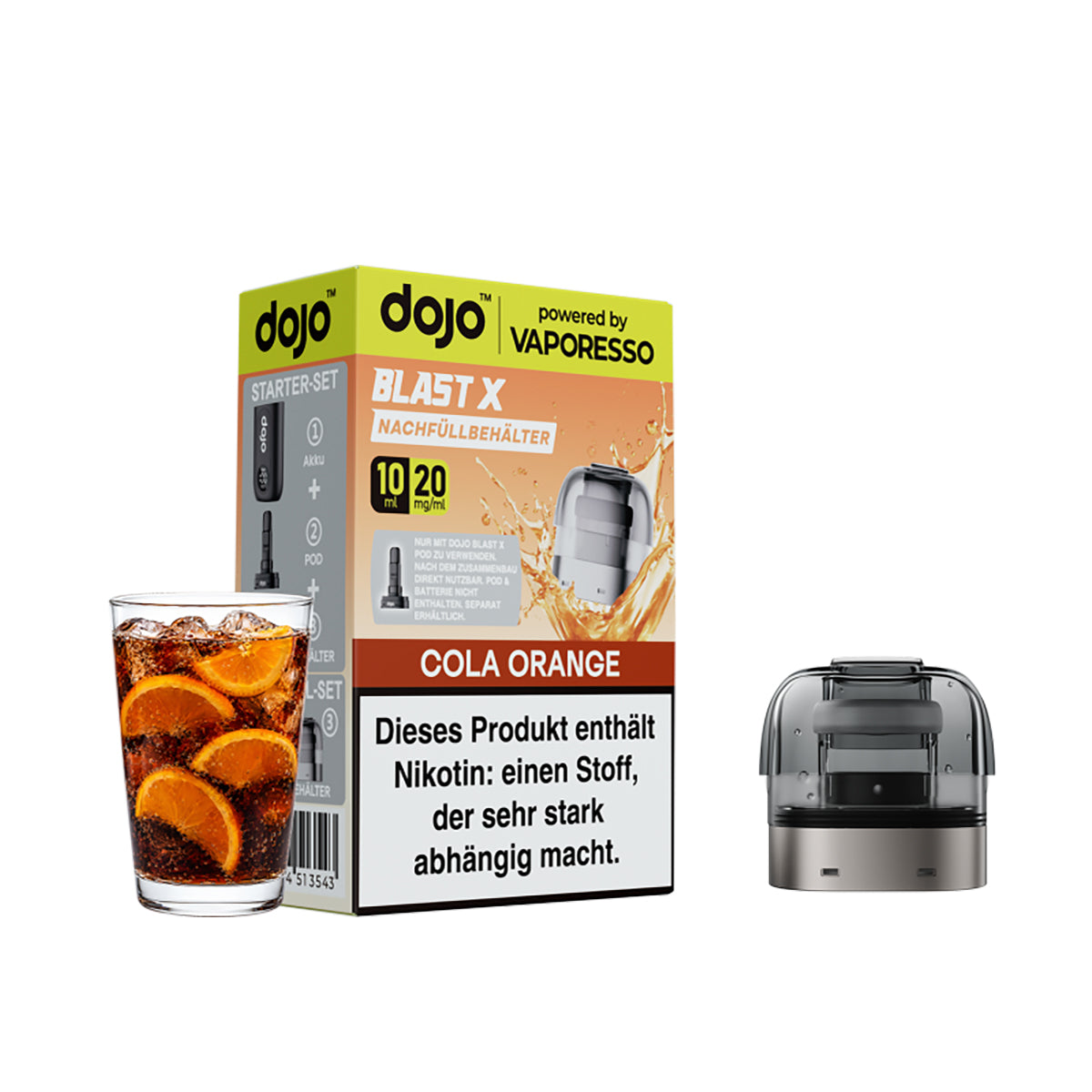 Dojo Blast X Set mit Pod Coil und Refill Container – Ansicht 17