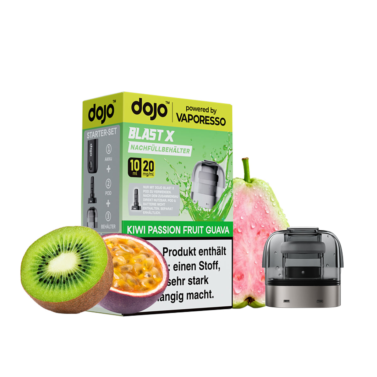 Dojo Blast X Set mit Pod Coil und Refill Container – Ansicht 18
